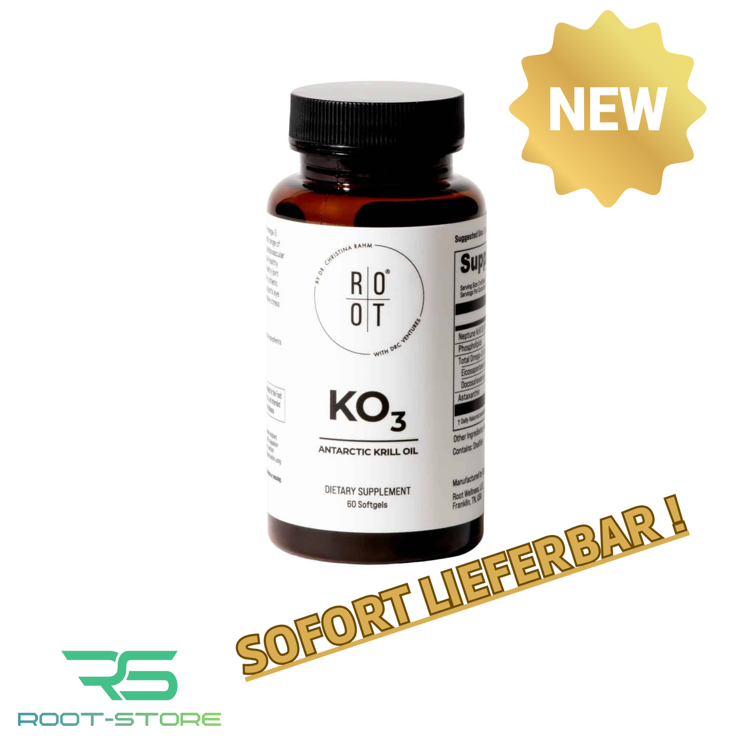 ROOT KO3 Krill Oil - SALE