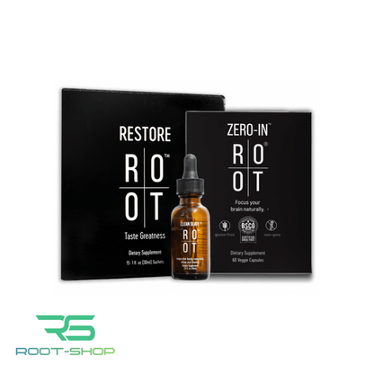 ROOT Trinity Pack | 1x Clean Slate + 1x Zero-In + 1x Restore